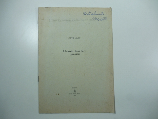 Edoardo Zavattari (1883-1972)